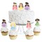 Big Dot of Happiness Princess Dessert Cupcake Cake Toppers, Colorful Princess Character Cutouts Birthday Decorations with Clear Treat Picks, Set of 24